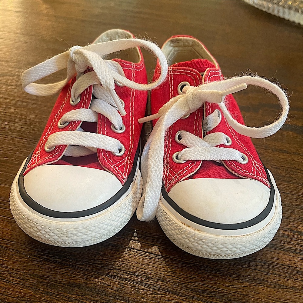 Brand: Converse, Size: Toddler 6, Color: Red